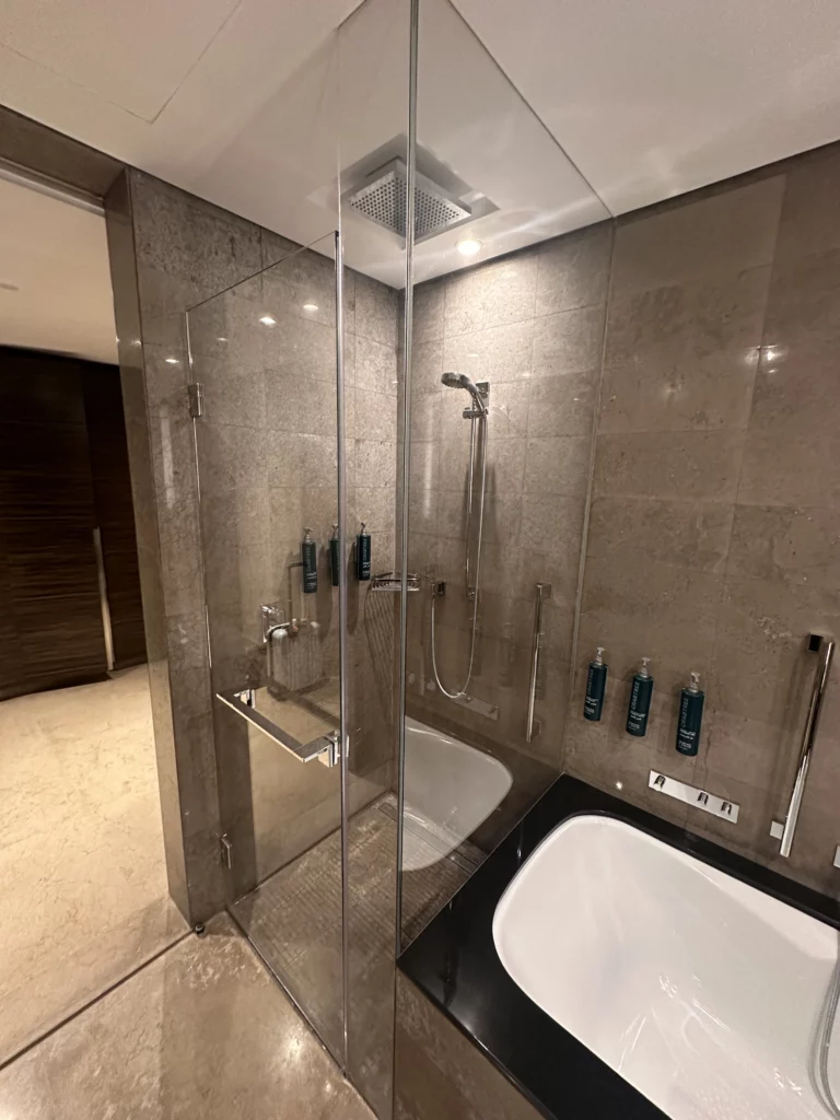 Photograph of shower cubicle