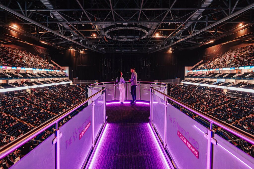 Photograph of TheWalkway at the NinetyThird club at the O2 Arena