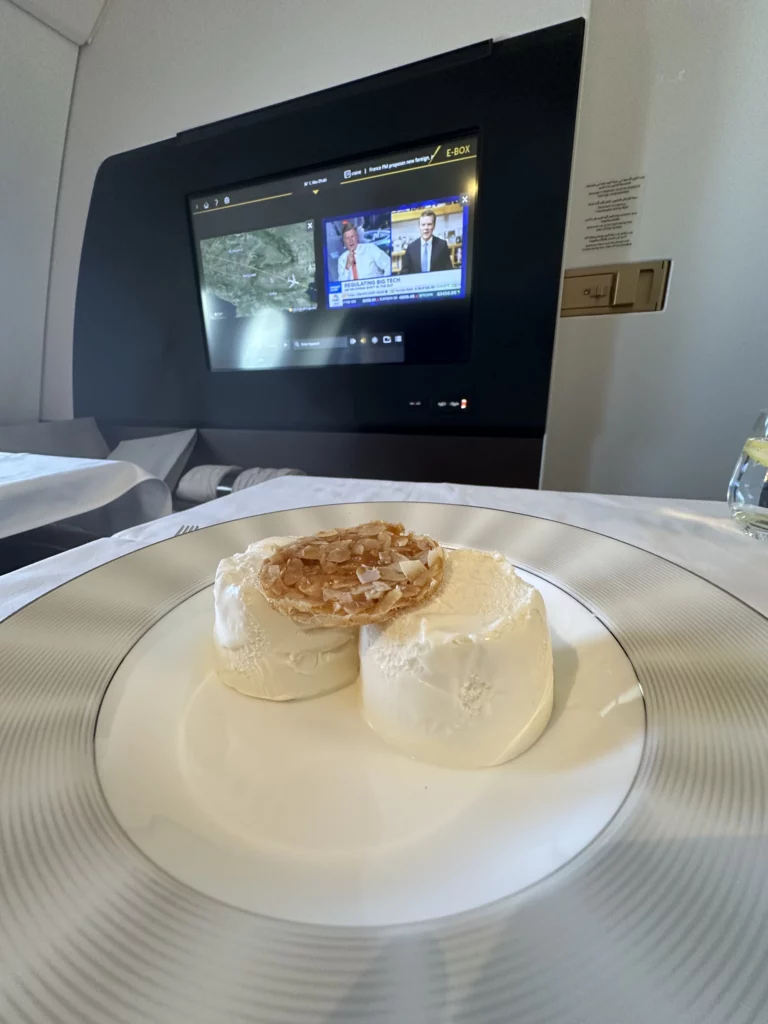 Etihad food - ice cream