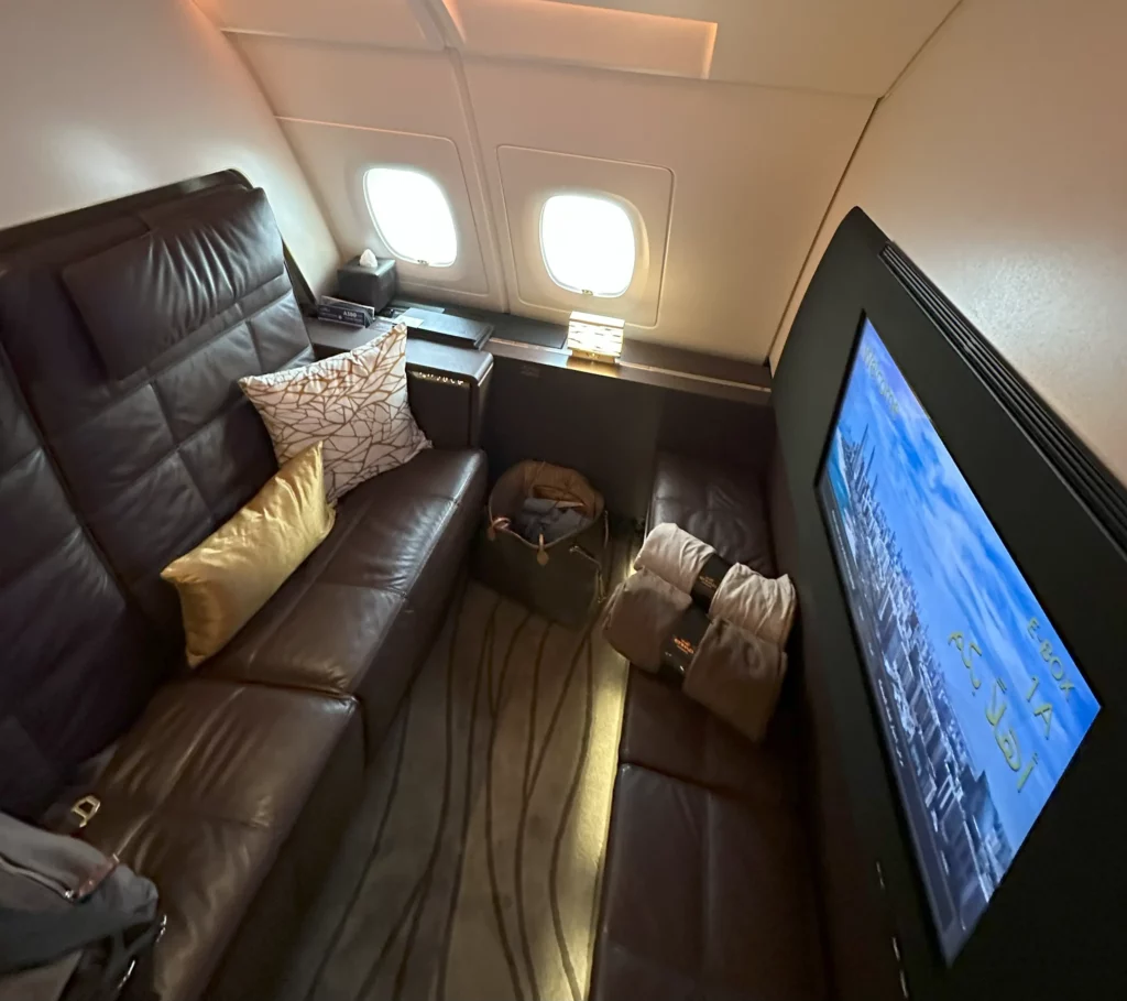 Photograph of The Residence on Etihad's A380