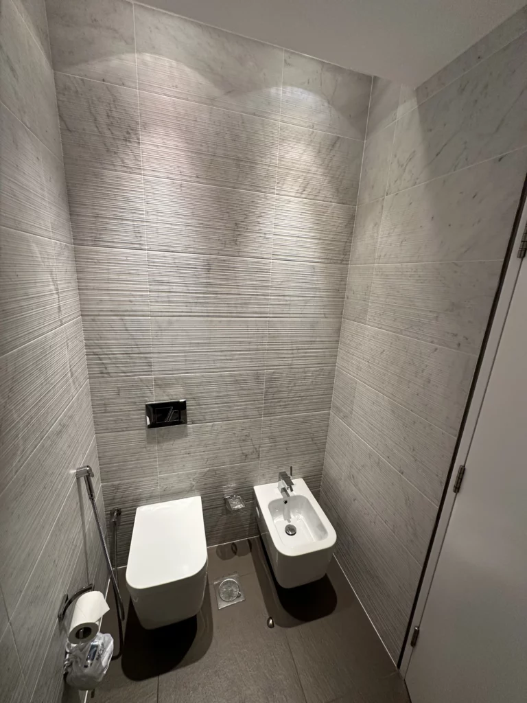 Photograph of a guide toilet within a suite