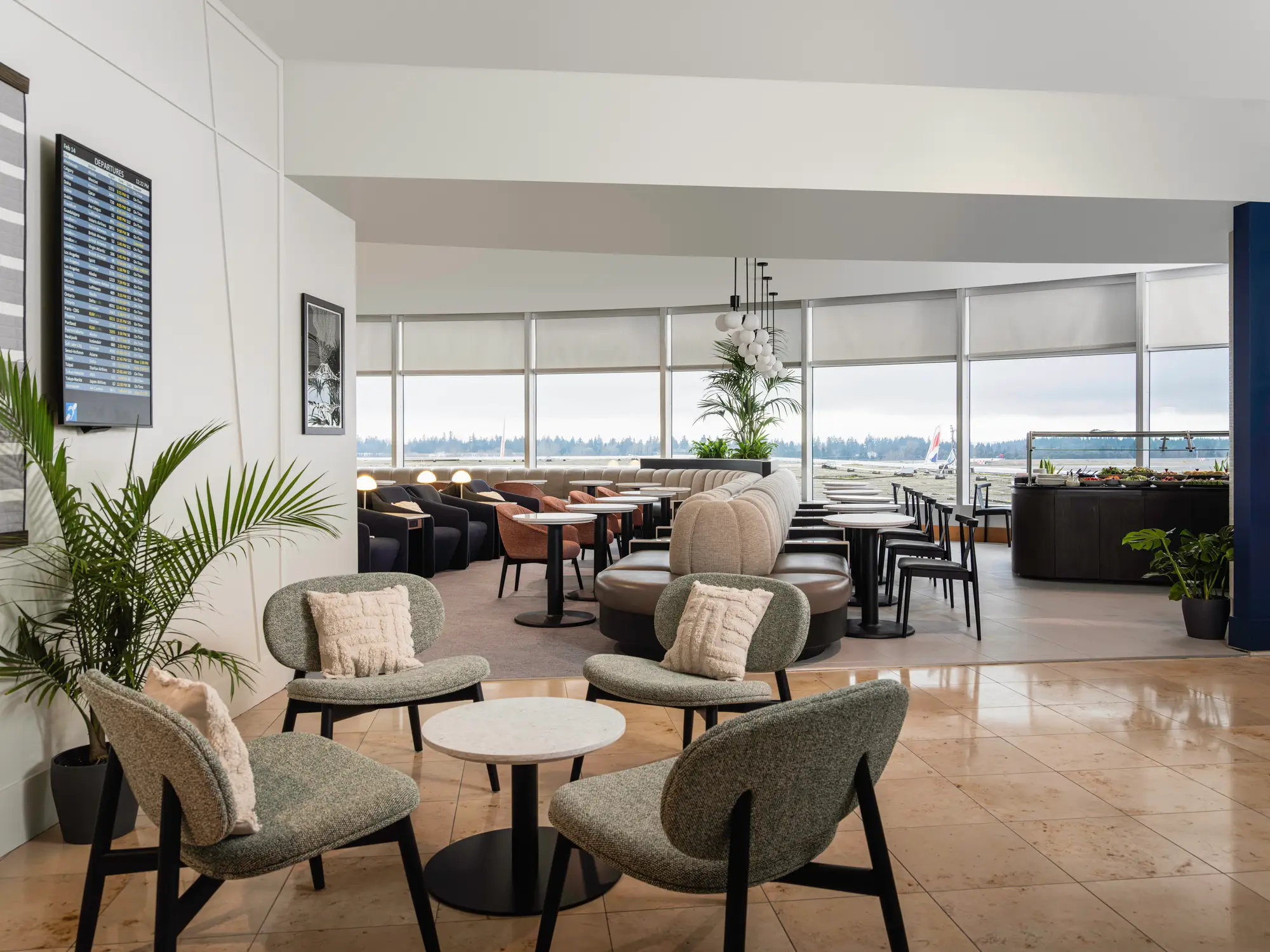 BA’s Seattle Lounge has been refurbished