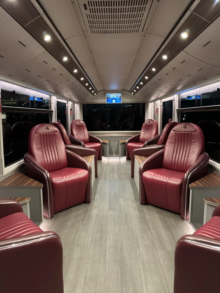 First class bus at Doha