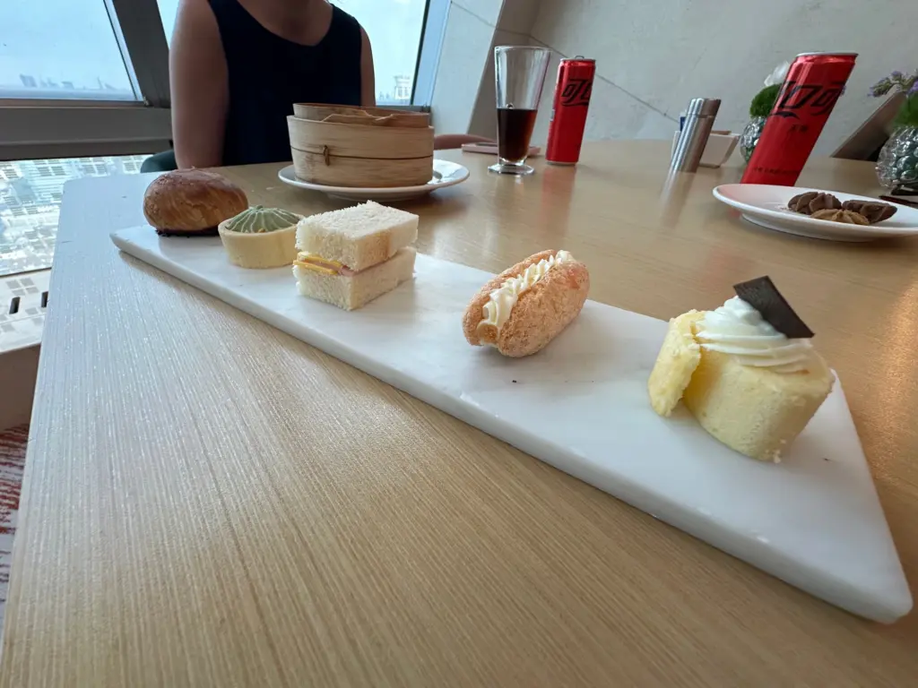 Table service snacks in the afternoon Table service snacks in the afternoon