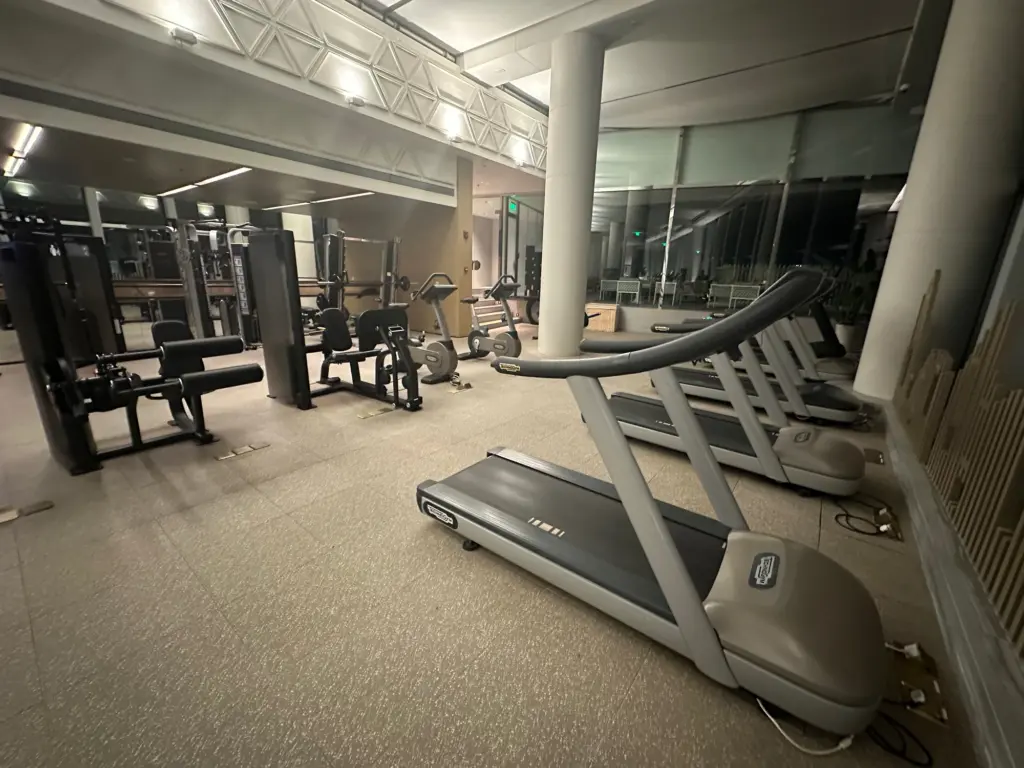The Conrad gym an impressively large space The Conrad gym an impressively large space
