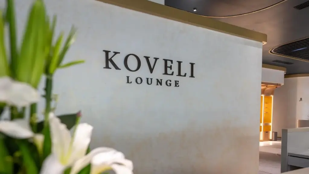 The new Koveli lounge at Male The new Koveli lounge at Male