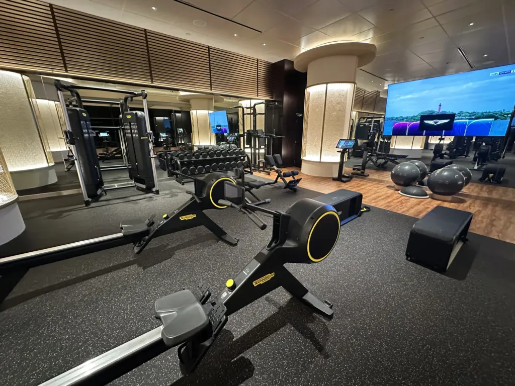 The Pan Pacific gym with fresh and expensive kit The Pan Pacific gym with fresh and expensive kit