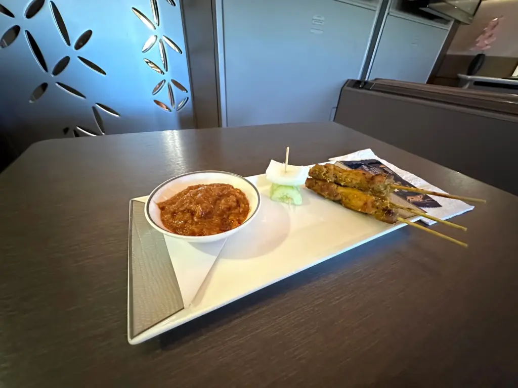 The delicious Chicken Satay