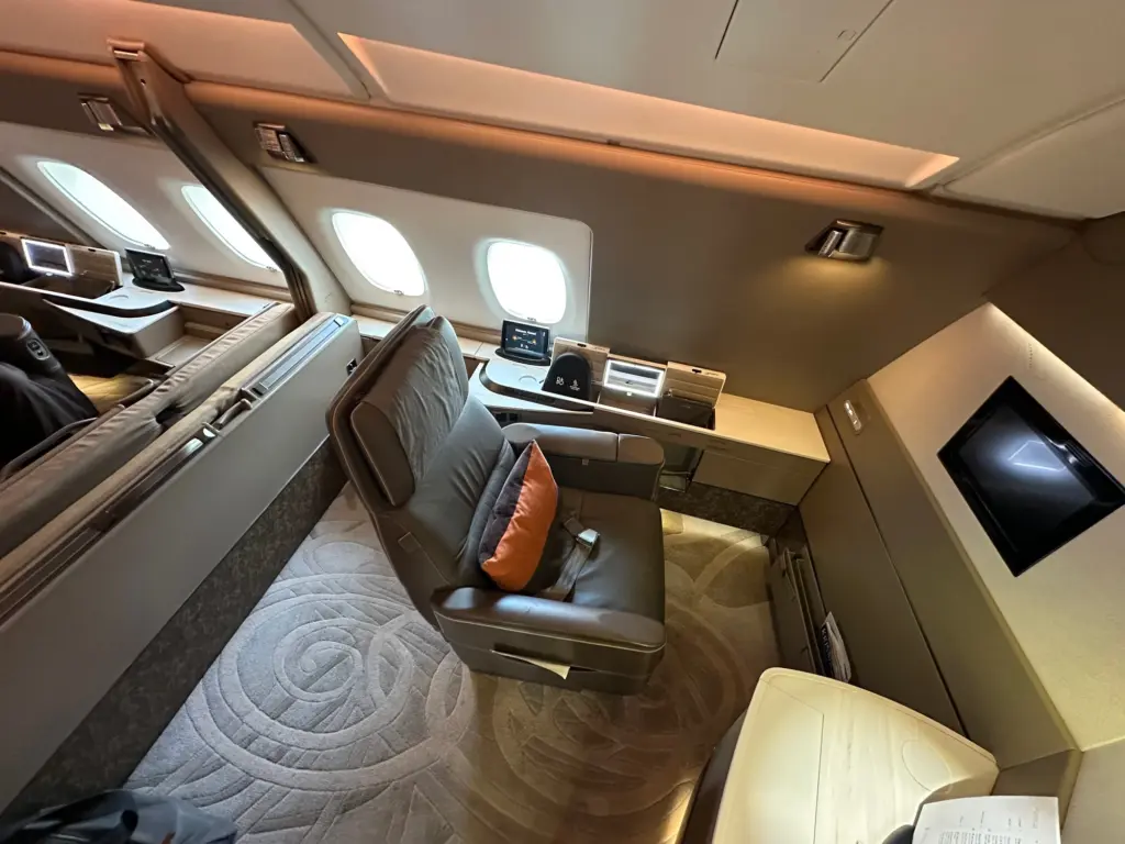 The suite from above The closest I have felt to being on a private jet