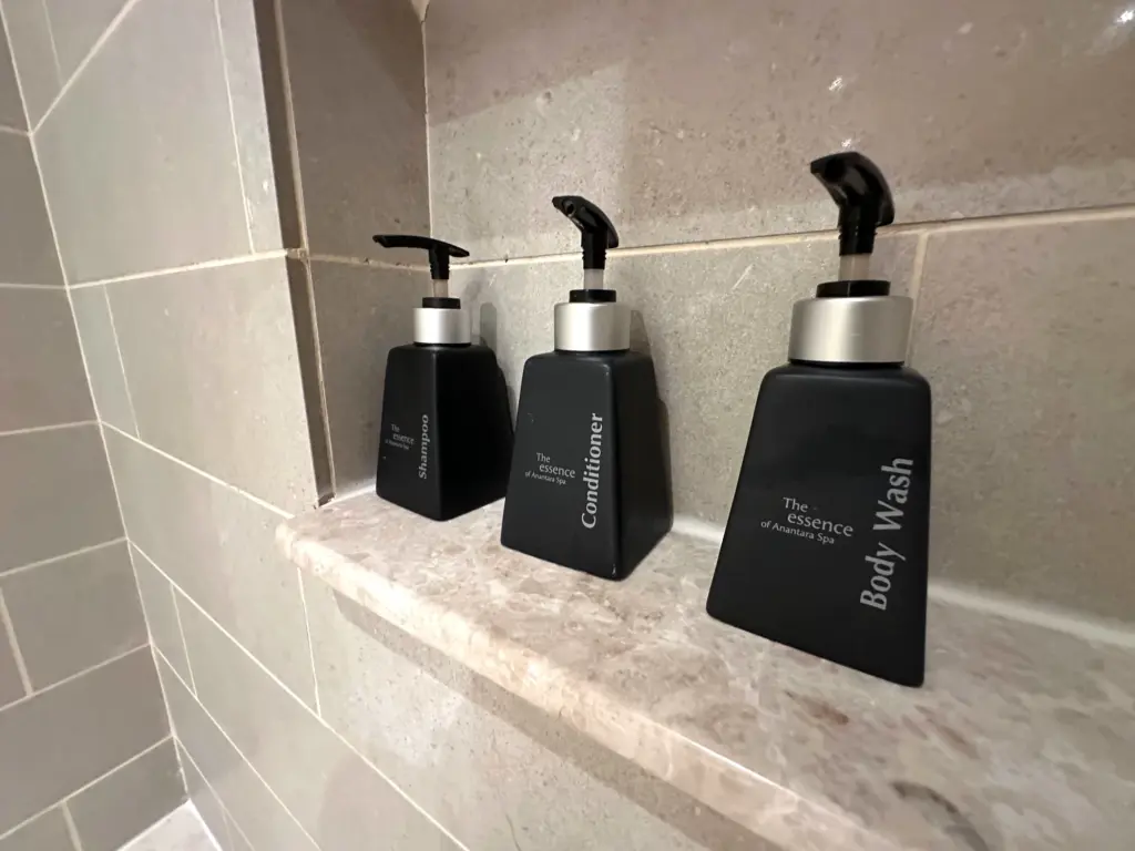 Anantara branded toiletries