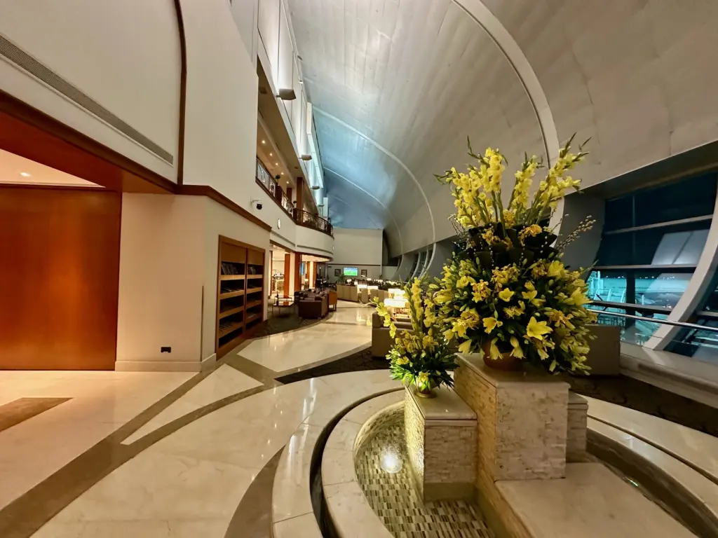 View into the lounge from the entrance