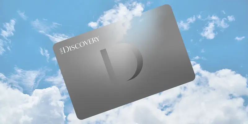 A photograph of the GHA Discovery Platinum card