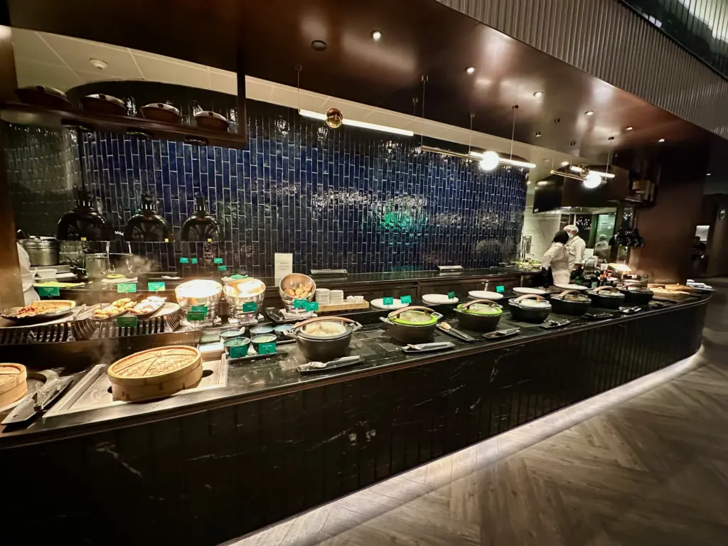 An excellent selection of hot dishes An excellent selection of hot dishes