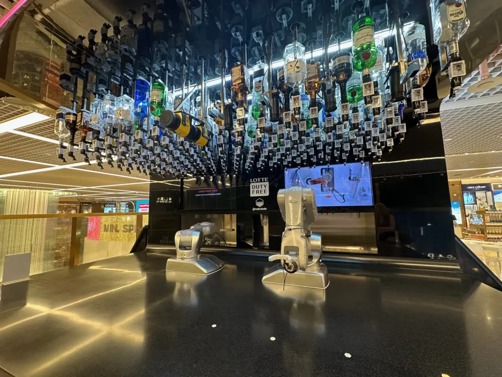 Tony the robot bartender sadly he was offline when we visited Tony the robot bartender sadly he was offline when we visited