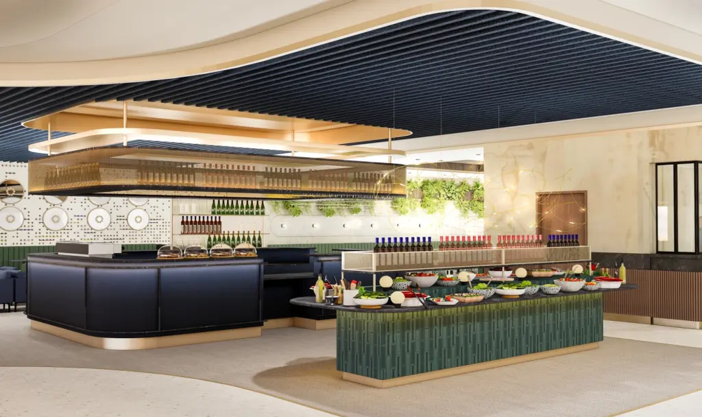 The Humm salad bar The Humm salad bar