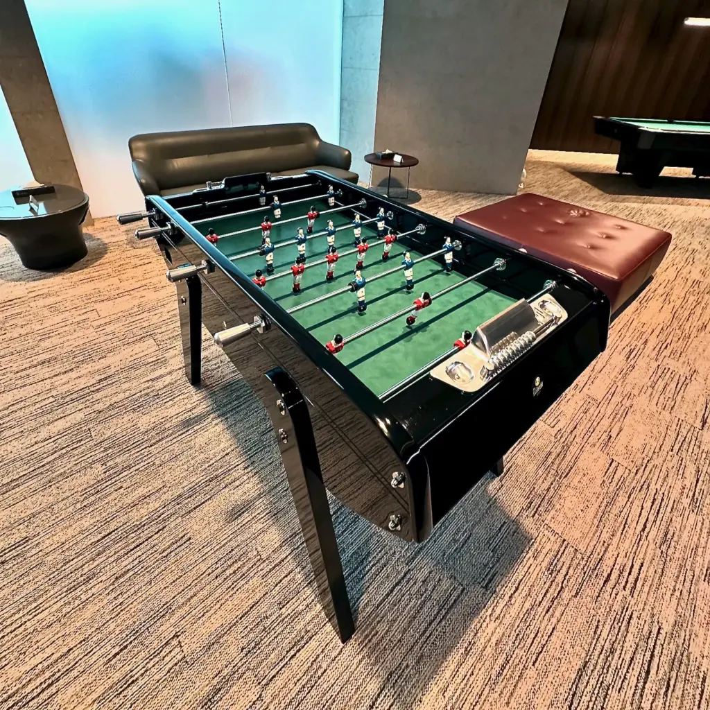 A working fussball table A working fussball table