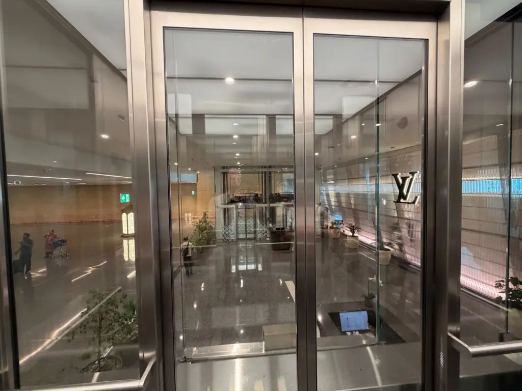 The view from the lift as you head up to the lounge The view from the lift as you head up to the lounge