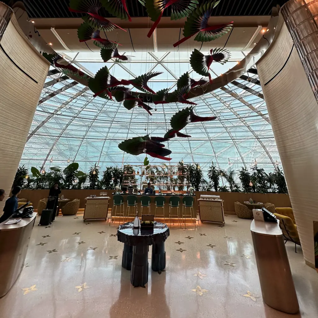 Theres no denying that the Louis Vuitton lounge is a beautiful space Theres no denying that the Louis Vuitton lounge is a beautiful space