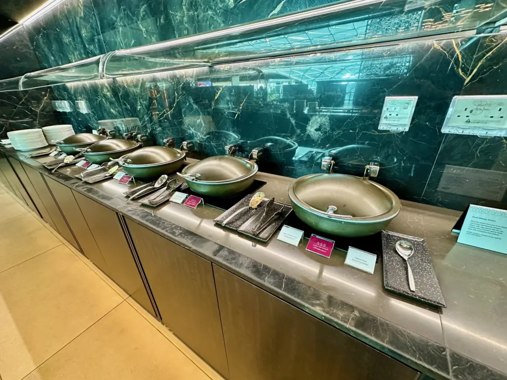 Theres usually at least five hearty hot options Theres usually at least five hearty hot options