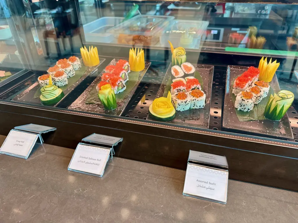 The Sushi display case The Sushi display case