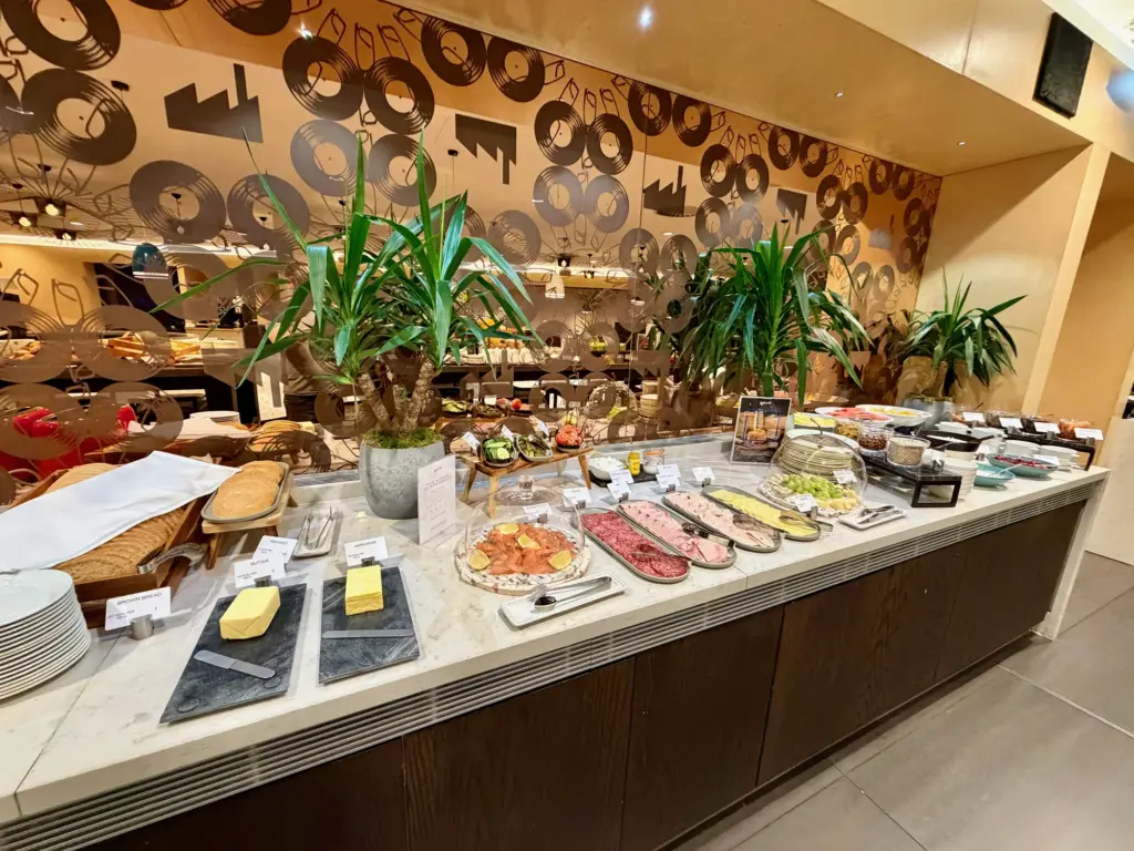 Cold meats and cheeses for the European visitors Cold meats and cheeses for the European visitors