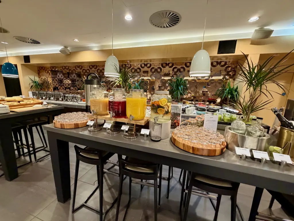 A reasonable selection of juices A reasonable selection of juices