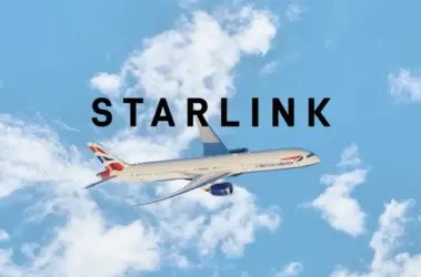 British Airways launches Starlink on a 787 today