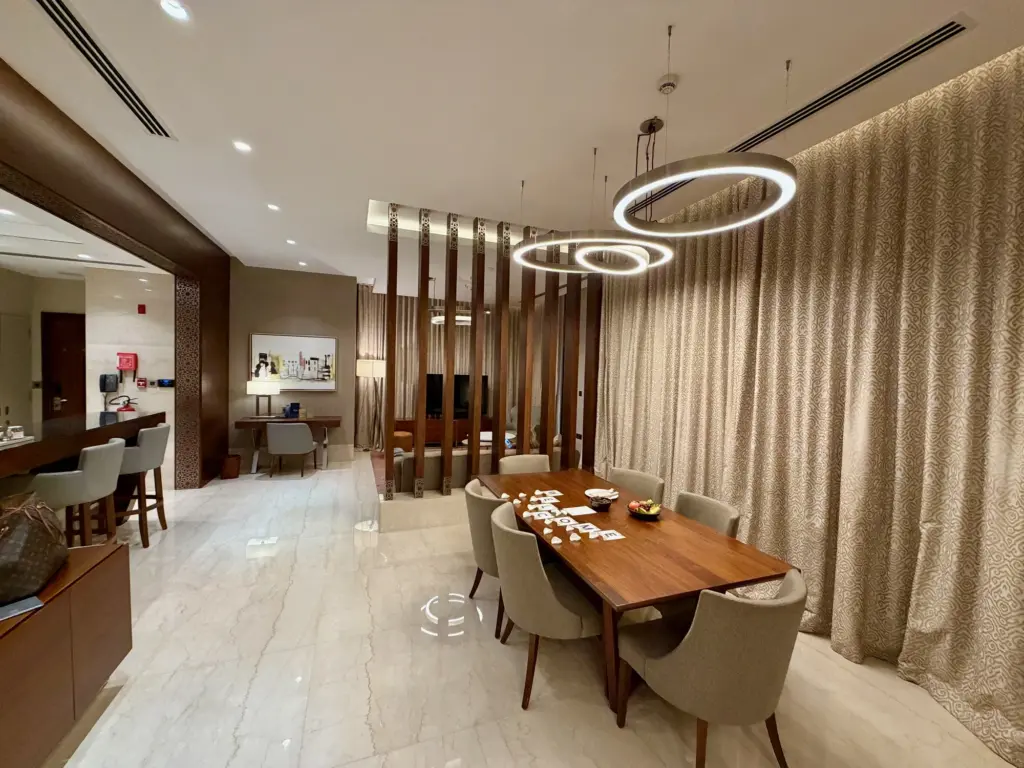 A photograph inside an Al Messila villa