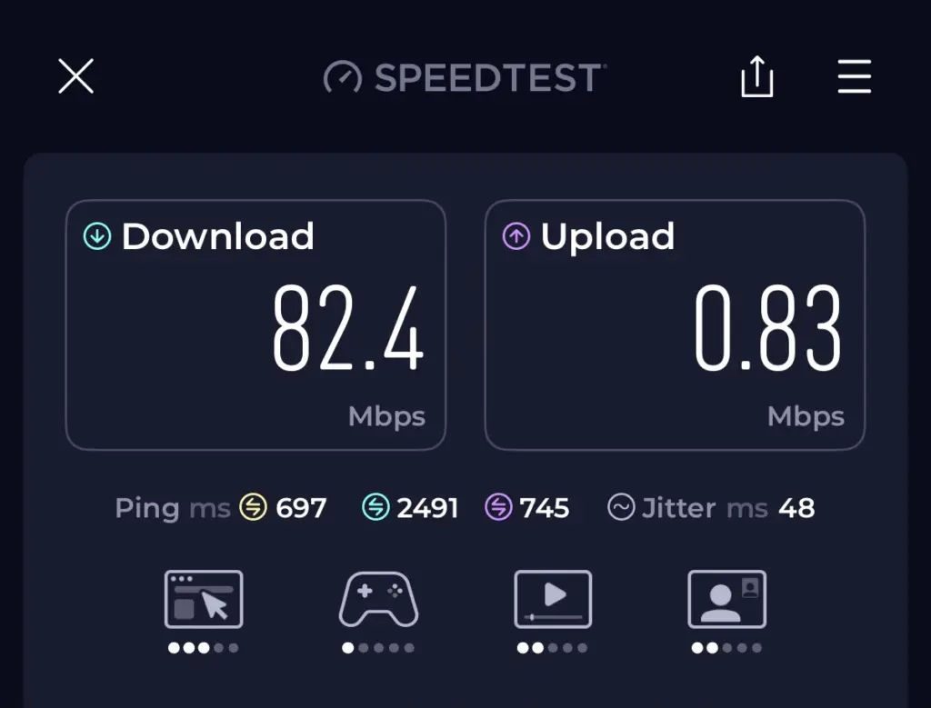 Suprisingly fast in flight wifi Suprisingly fast in flight wifi
