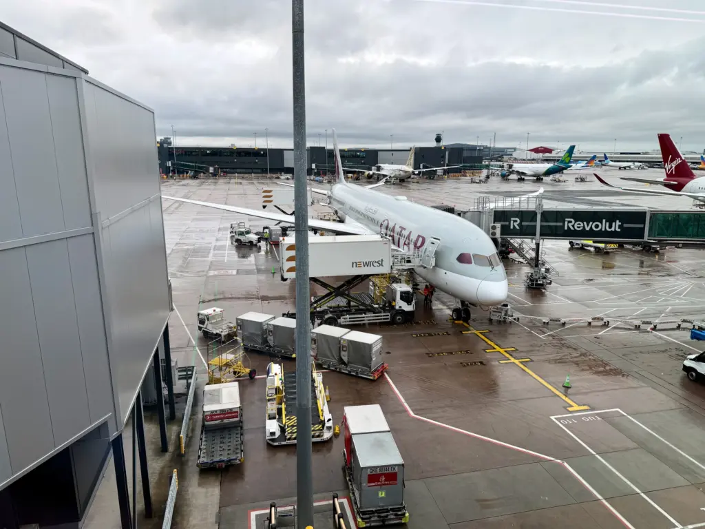 The 787 9 that would transport us to Doha The 787 9 that would transport us to Doha