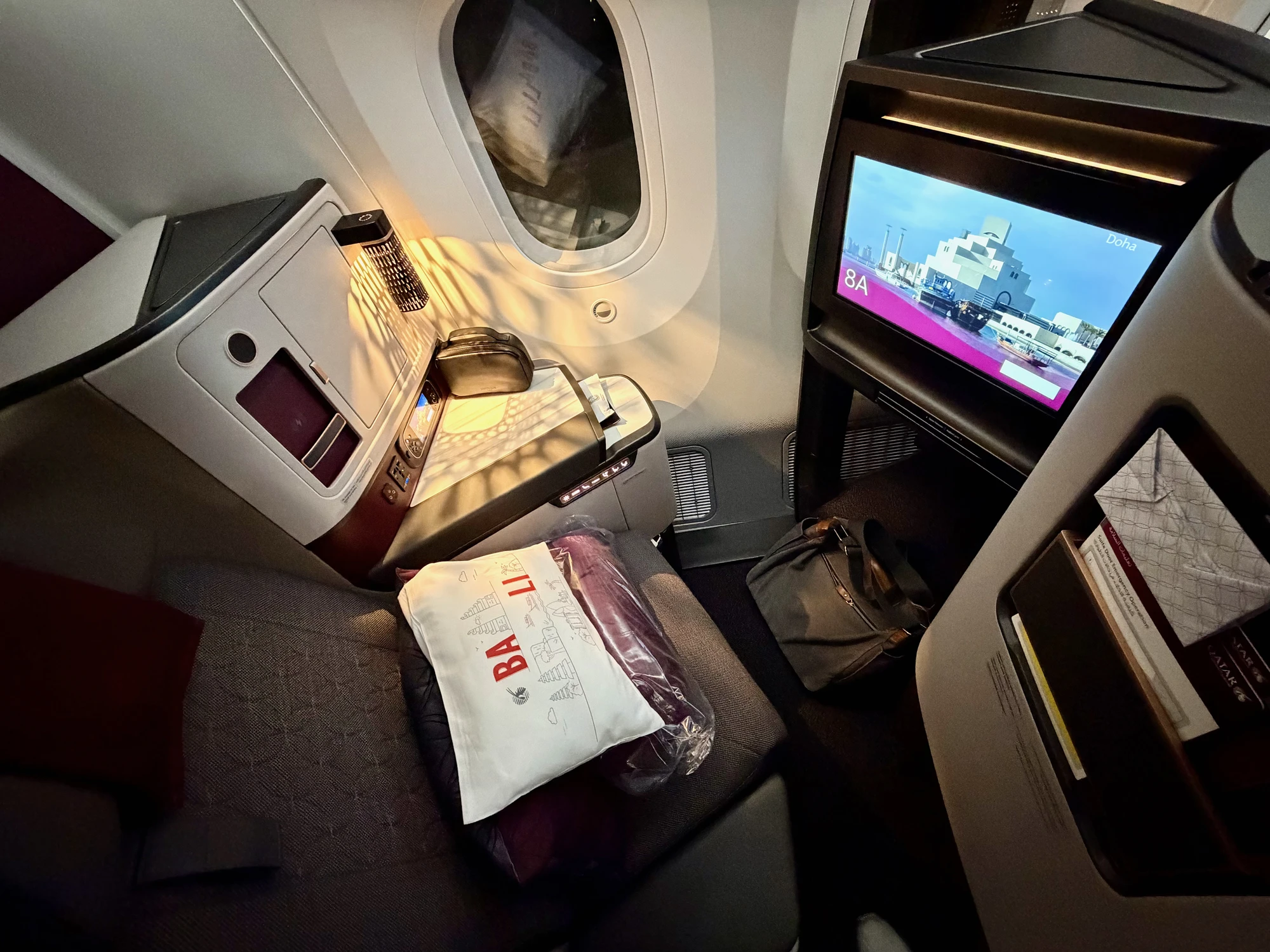 Review: Qatar Business Class, Manchester to Doha (787-9)