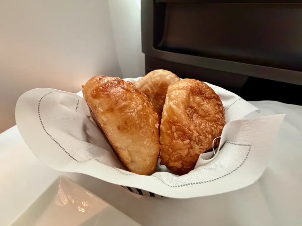 The bread beautifully served The bread beautifully served