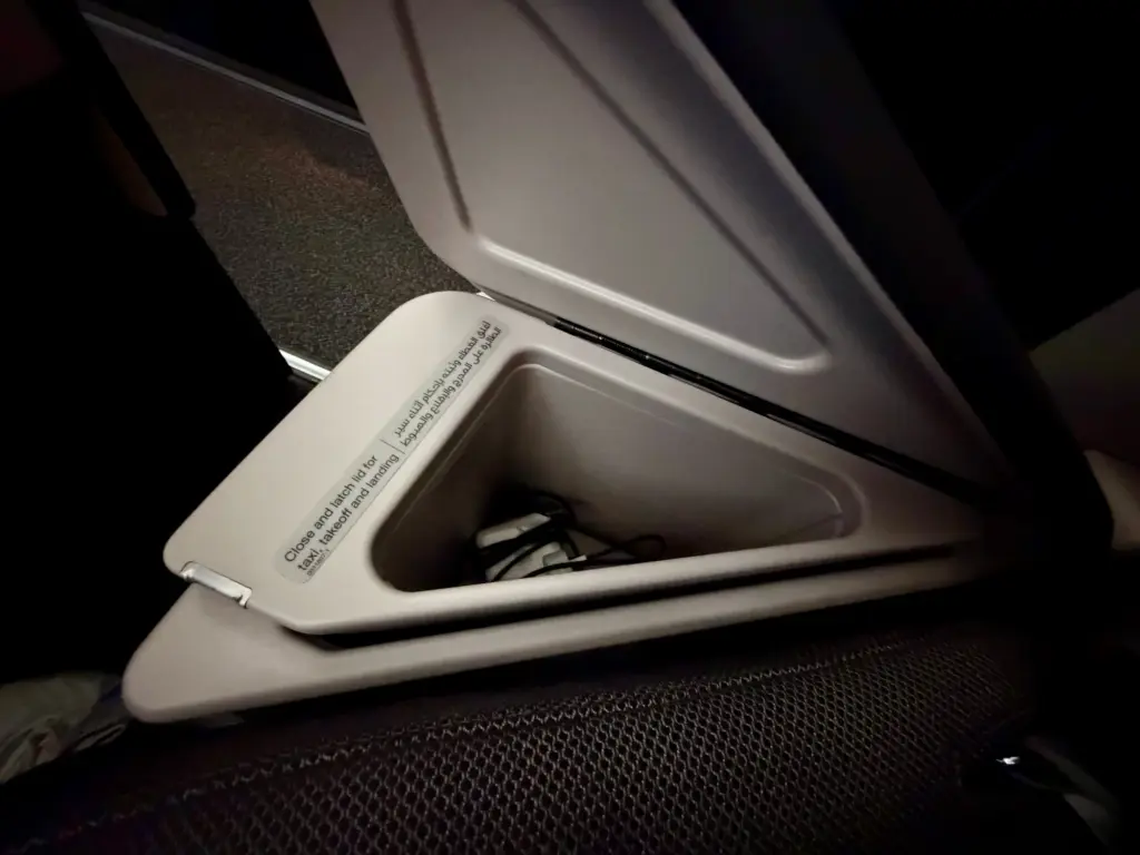 A small storage space A small storage space