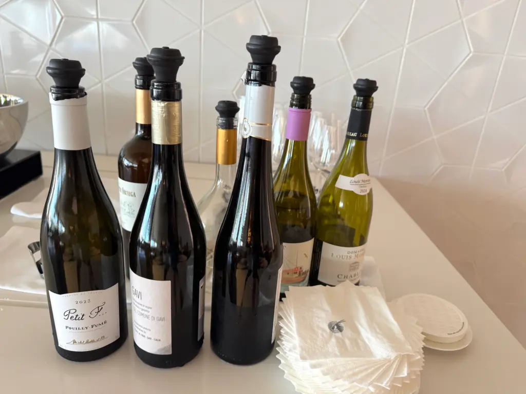 A decent selection of self service wines