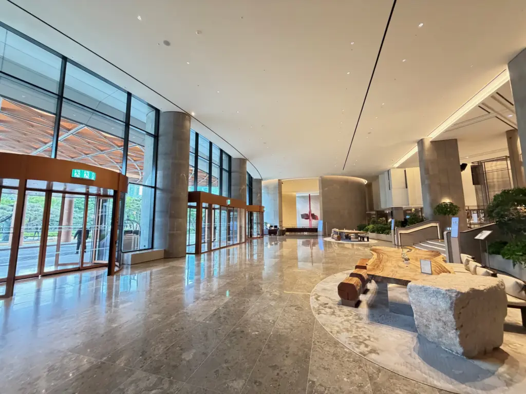 The Westin entrance on the ground floor The Westin entrance on the ground floor