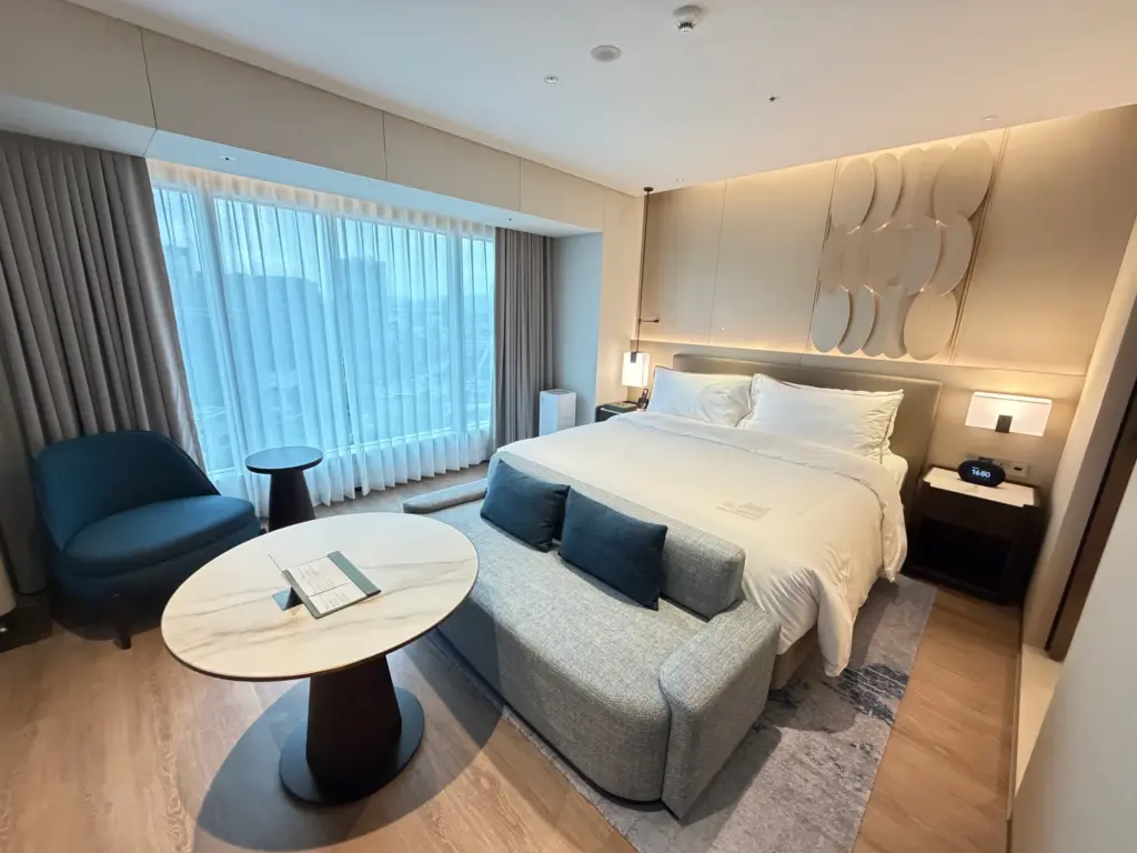 The Westin bedroom A good size but theres a lot in there The Westin bedroom A good size but theres a lot in there
