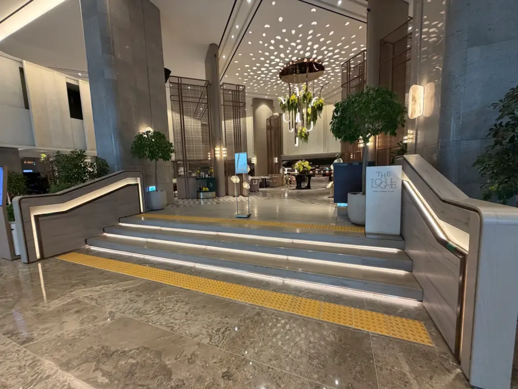 The entrance to The Logue the casual drinks and dining space on the ground floor The entrance to The Logue the casual drinks and dining space on the ground floor