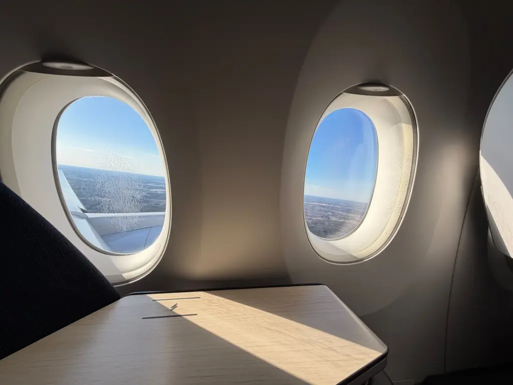 The view from the Finnair seat just after take off The view from the Finnair seat just after take off