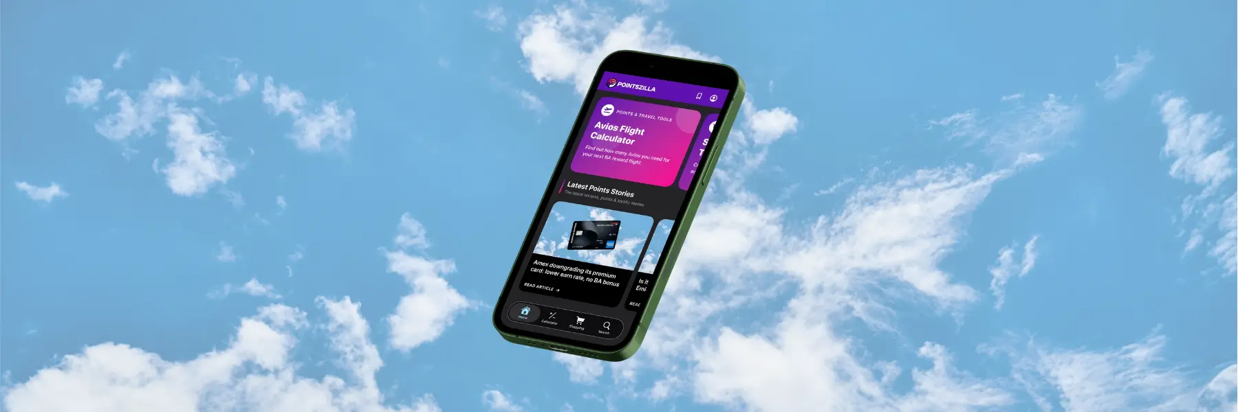 Get the Pointszilla app for iPhone and iPad