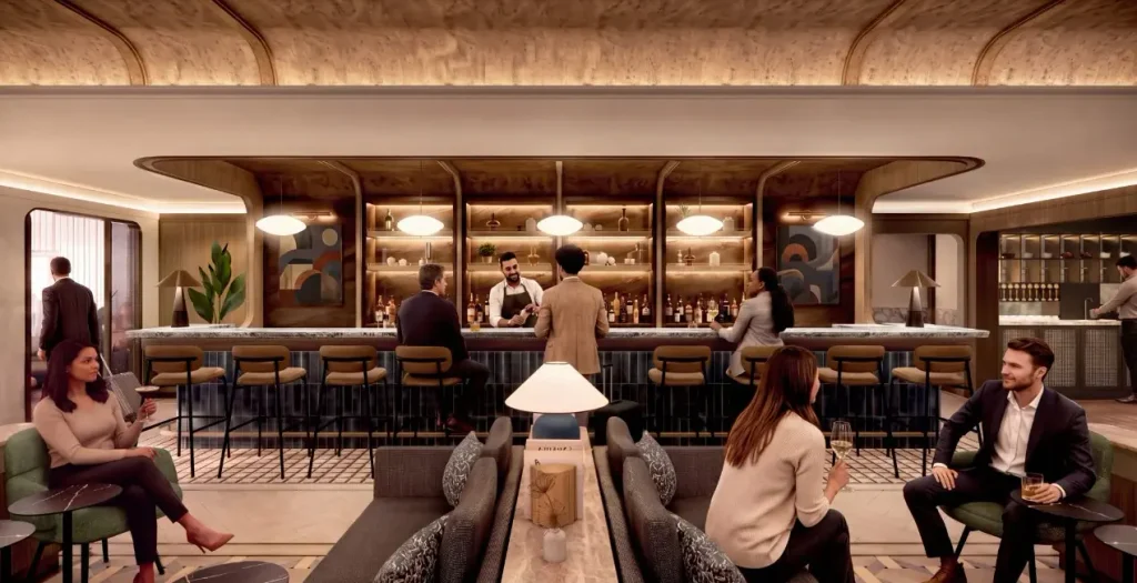 What the new Centurion Lounge will look like in T5a A render of inside the new T5A Centurion Lounge